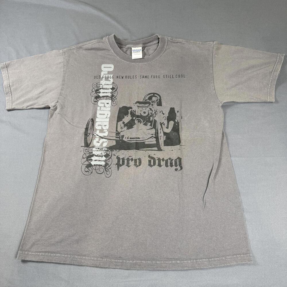Nostalgia Nitro Pro Drag Y2K Racing Shirt Men's Size Large